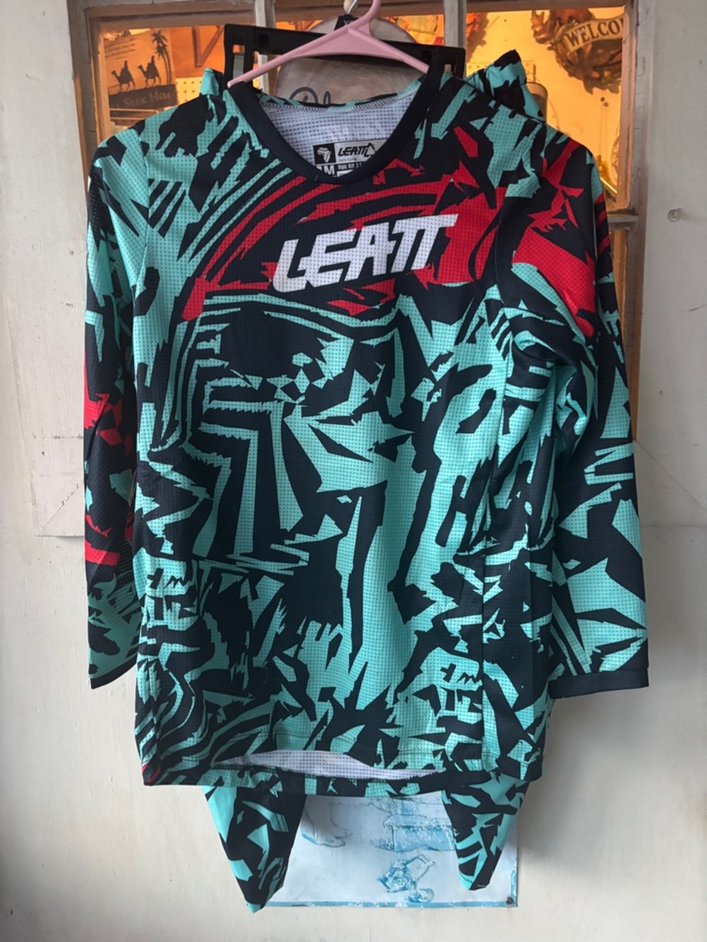 Leatt Cape Town Youth Ride Kit 3.5 JR in Teal, Black & Red